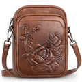 Small RFID Leather Crossbody Bag N451