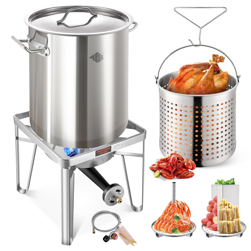 40QT Stock Pot and Propane Stove U2494