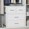 White 4 Drawer Dresser D878548