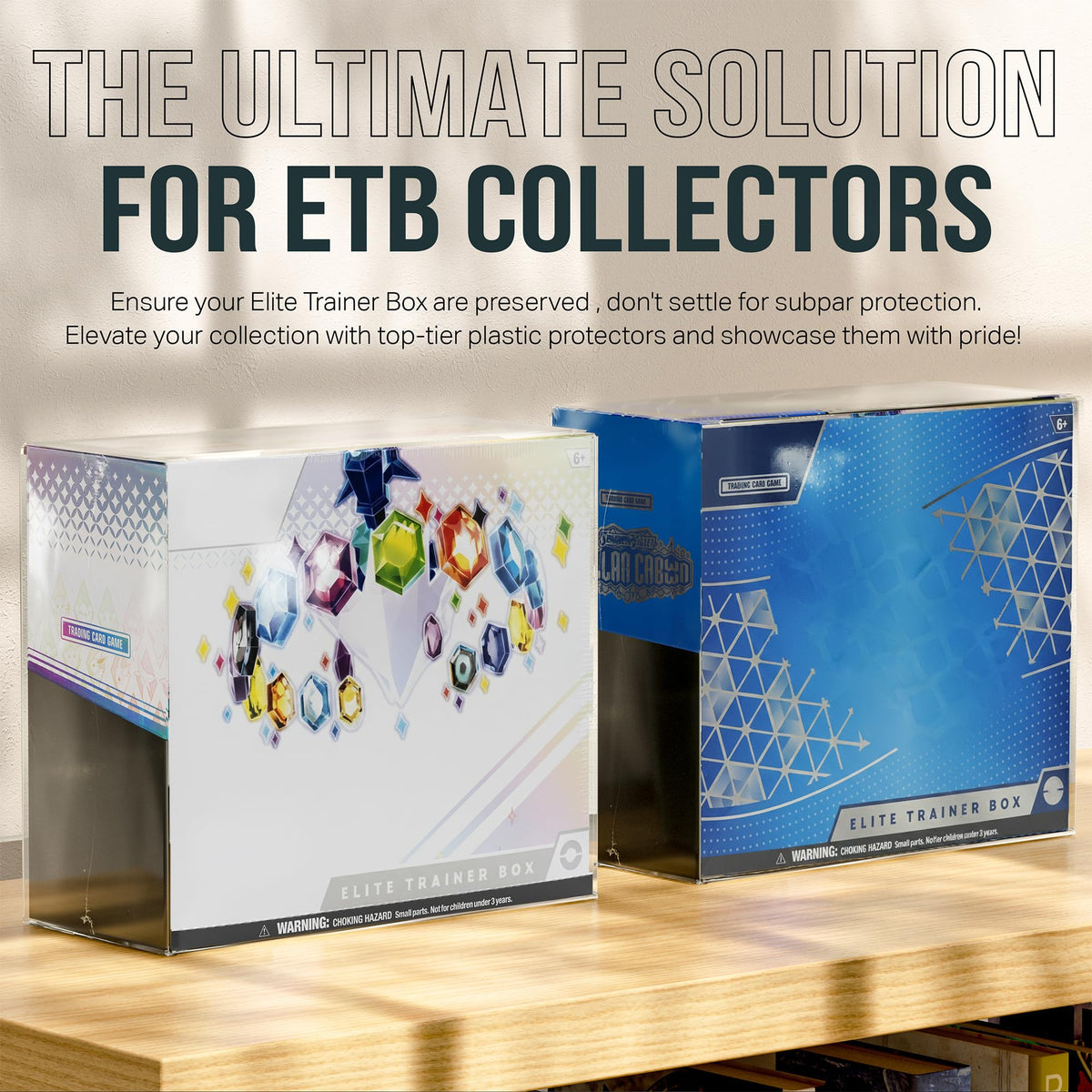 PET Plastic ETB Protector Case 30 Pack W121