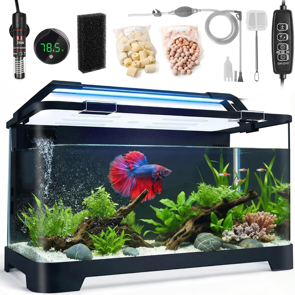 3.5 Gallon Betta Fish Tank M110