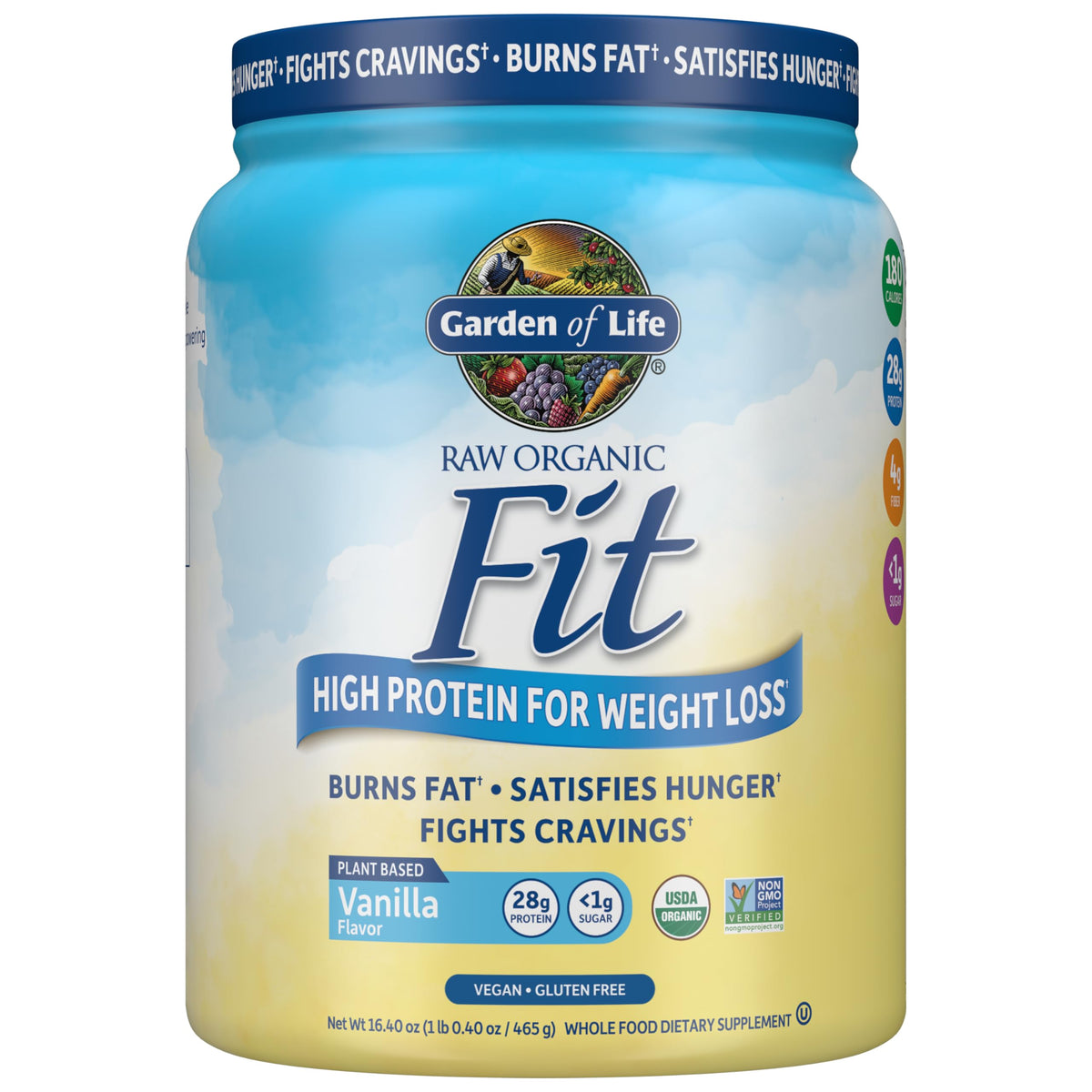 Organic Vegan Protein Powder Vanilla 10 Servings H173