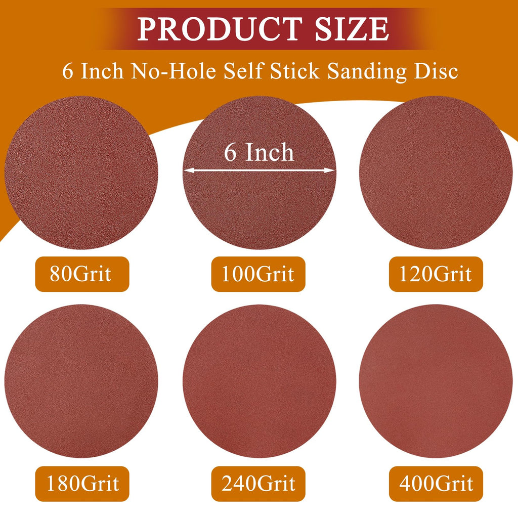 4 x 36 inch 11 Pc Sanding Belts and 6" Self Stick Sanding Disc Set G832