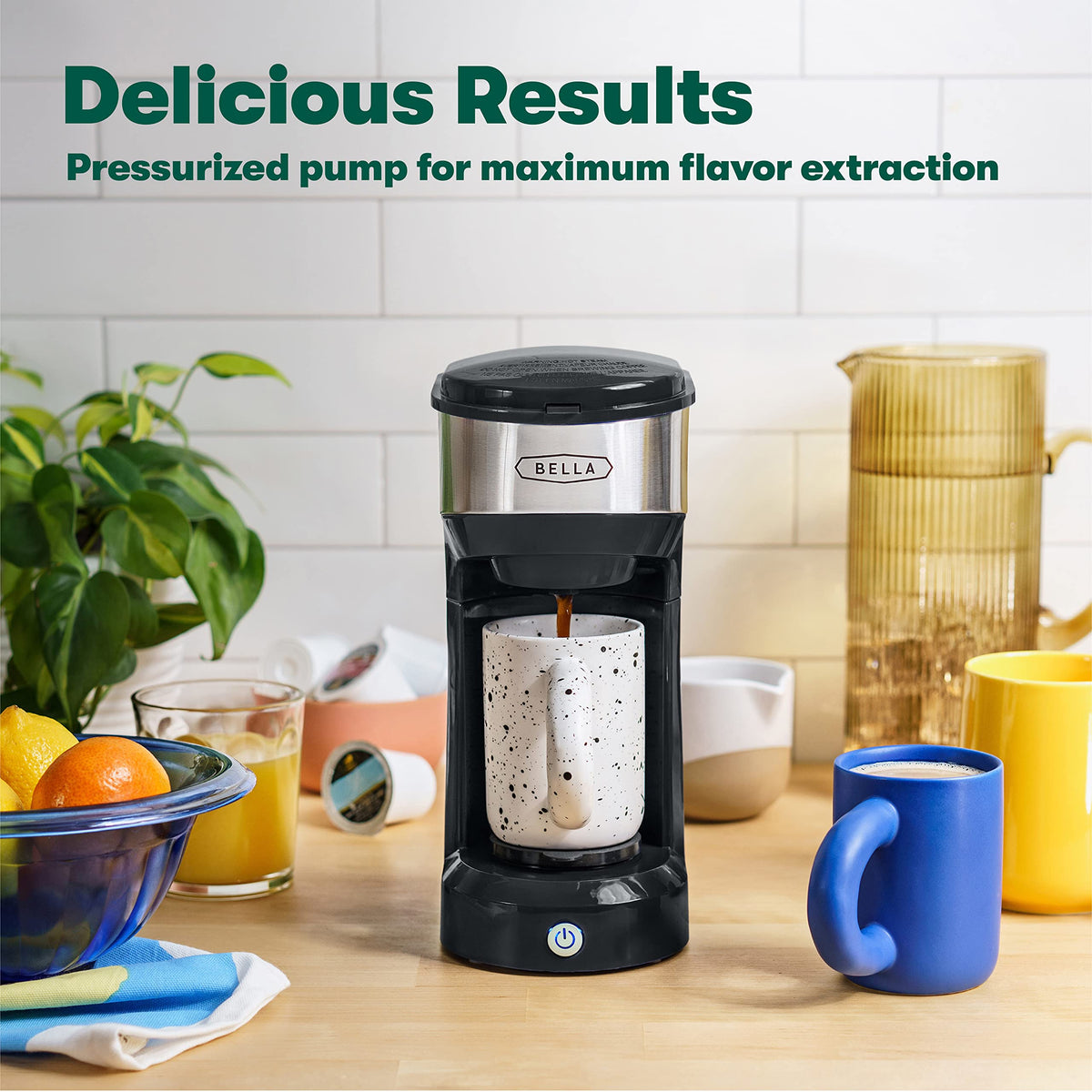 Black Single Serve Coffee Maker T331269