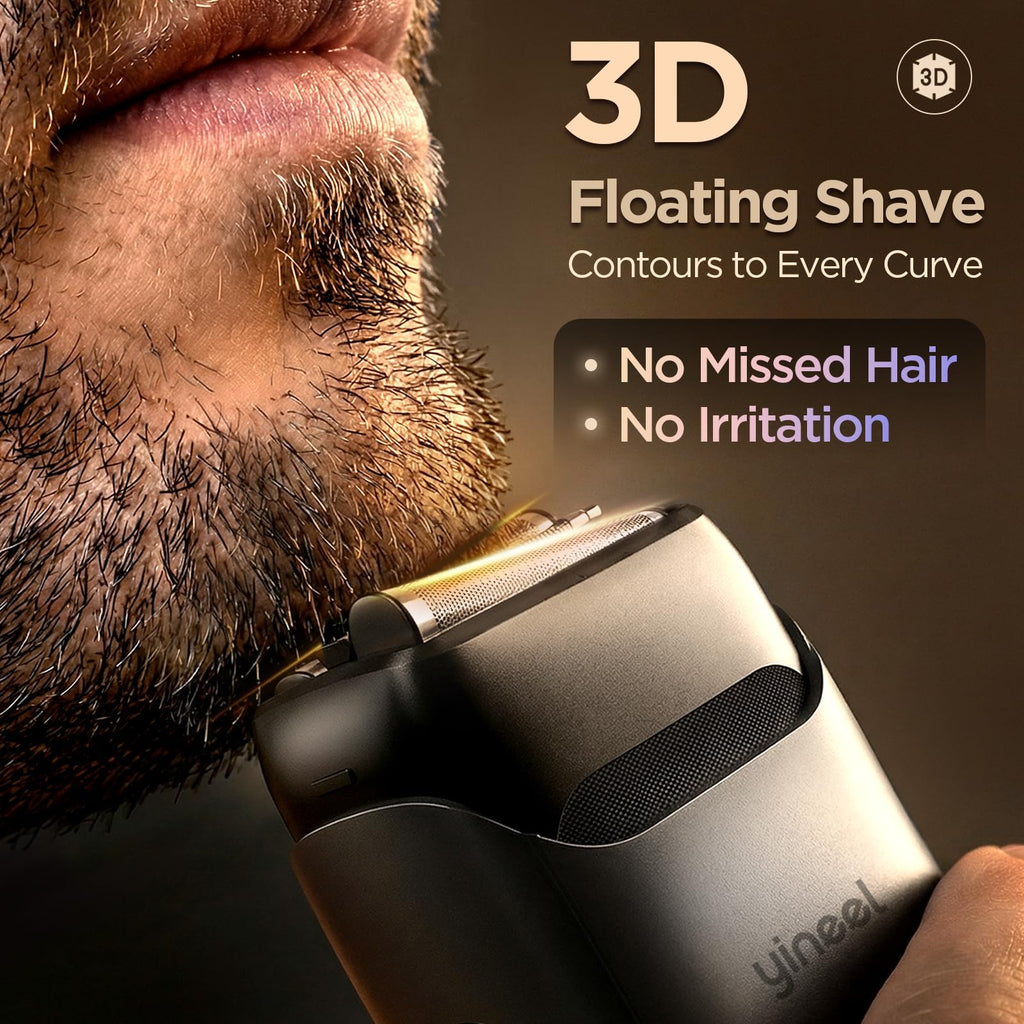 Portable Mini Electric Foil Shaver with Case H46492