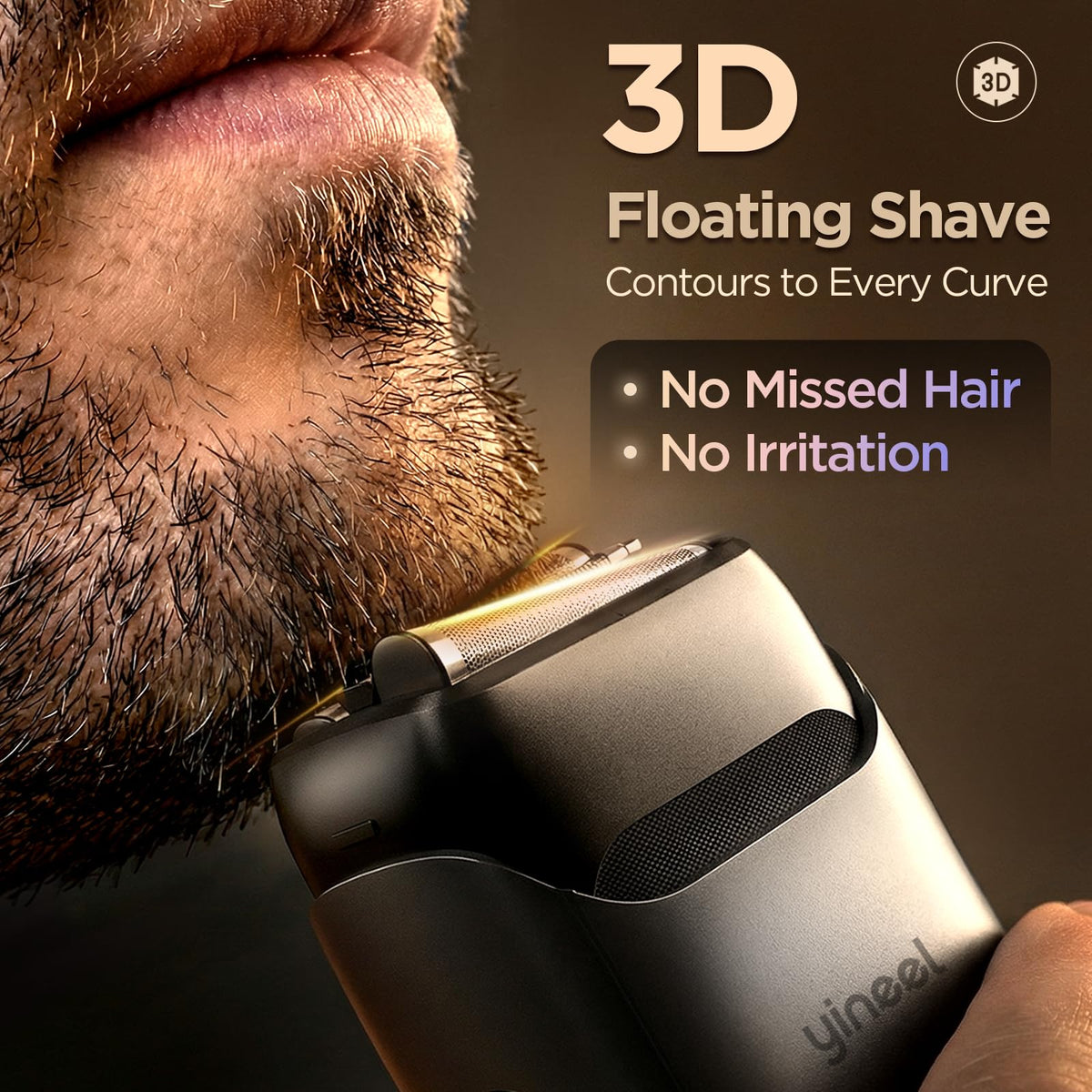 Portable Mini Electric Foil Shaver with Case H46492