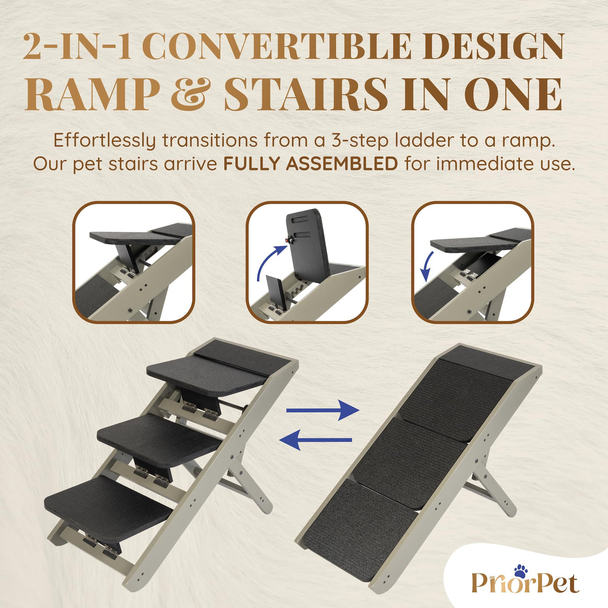Foldable Non-Slip Dog Ramp O5513