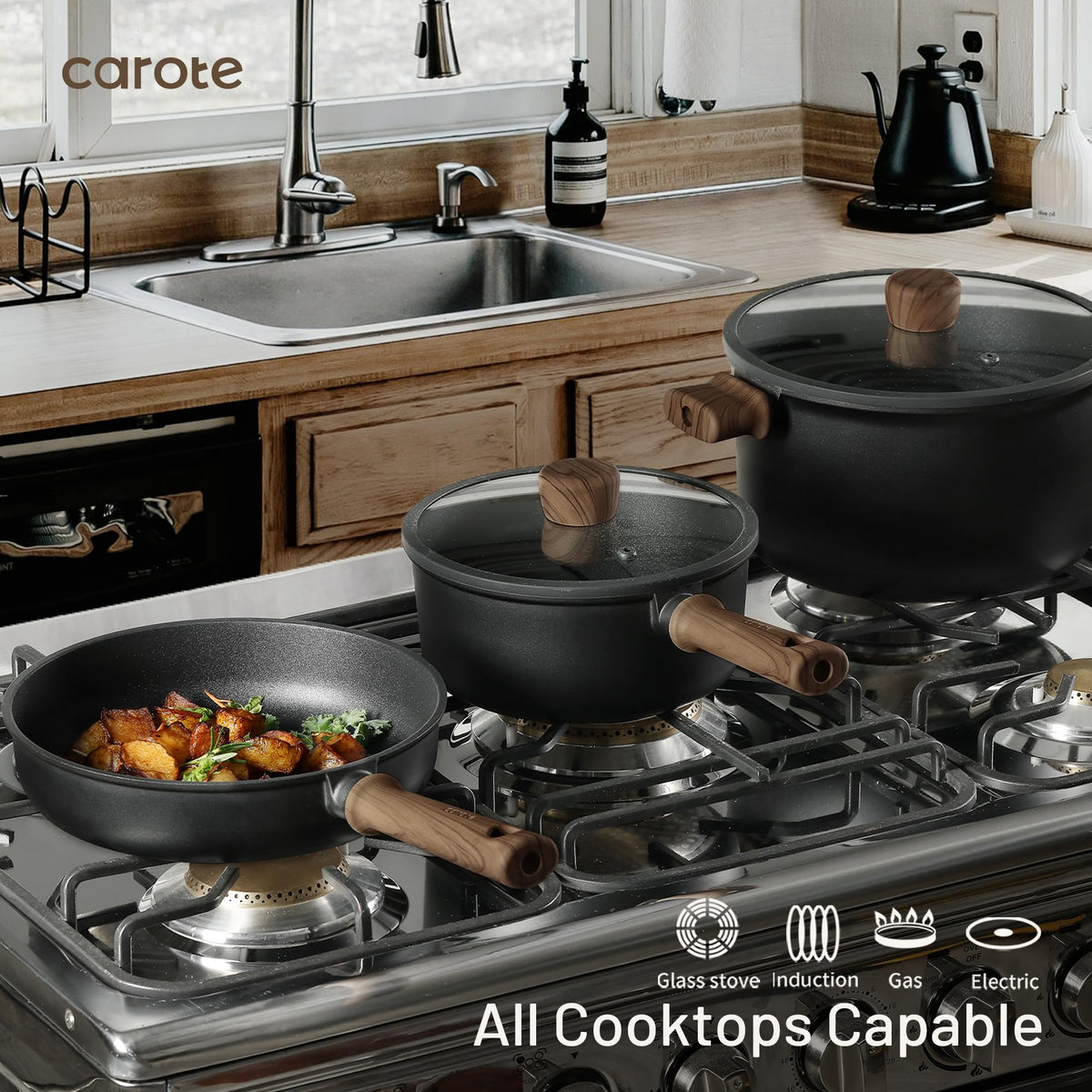 21 Pc Nonstick Cookware Set Q24154