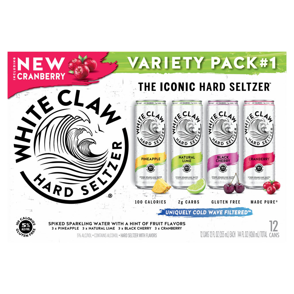 Hard Seltzer Variety Pack 12pk 12 Fl Oz Cans O21954