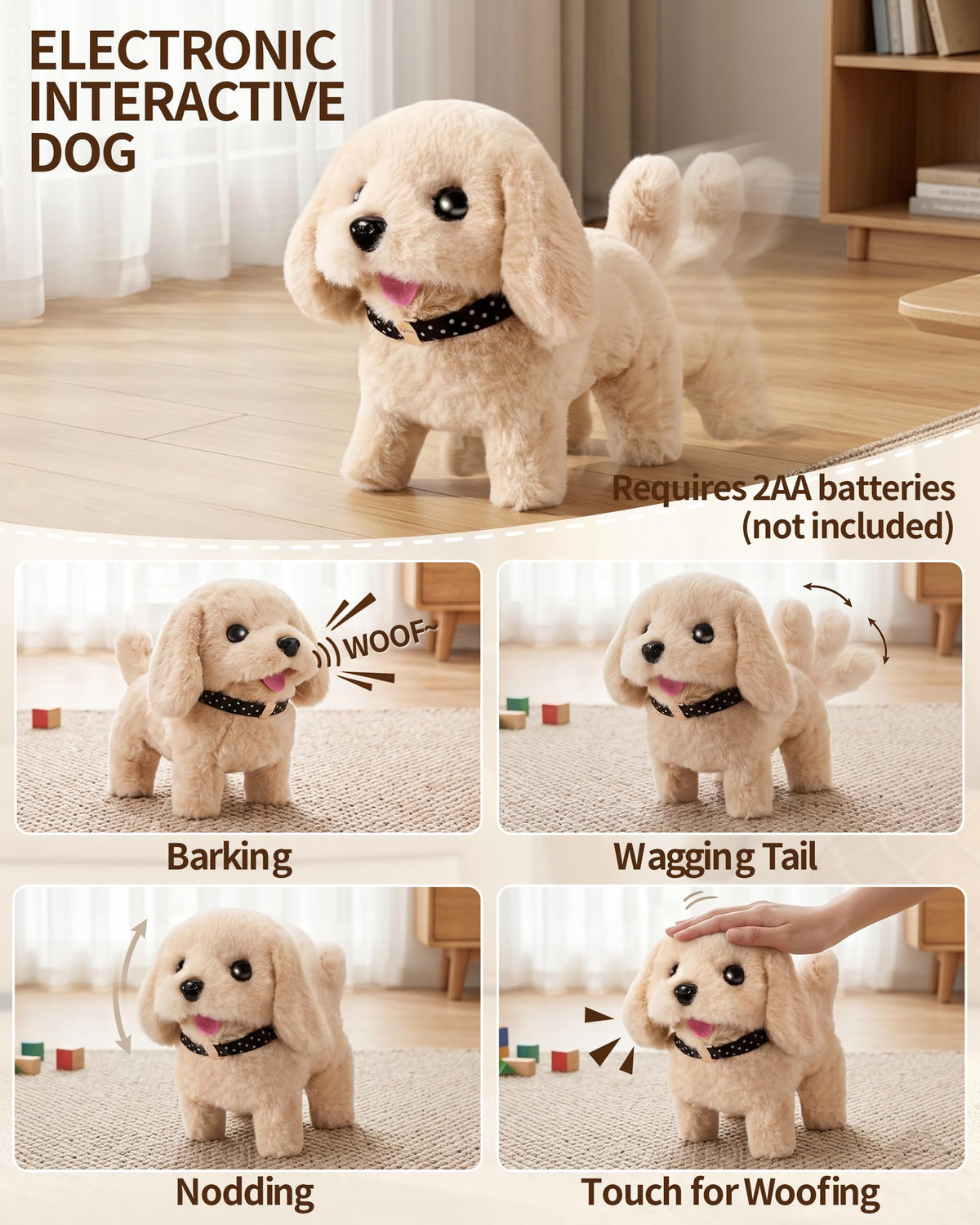 Dog Toy with Portable Puppy Stroller Q11672