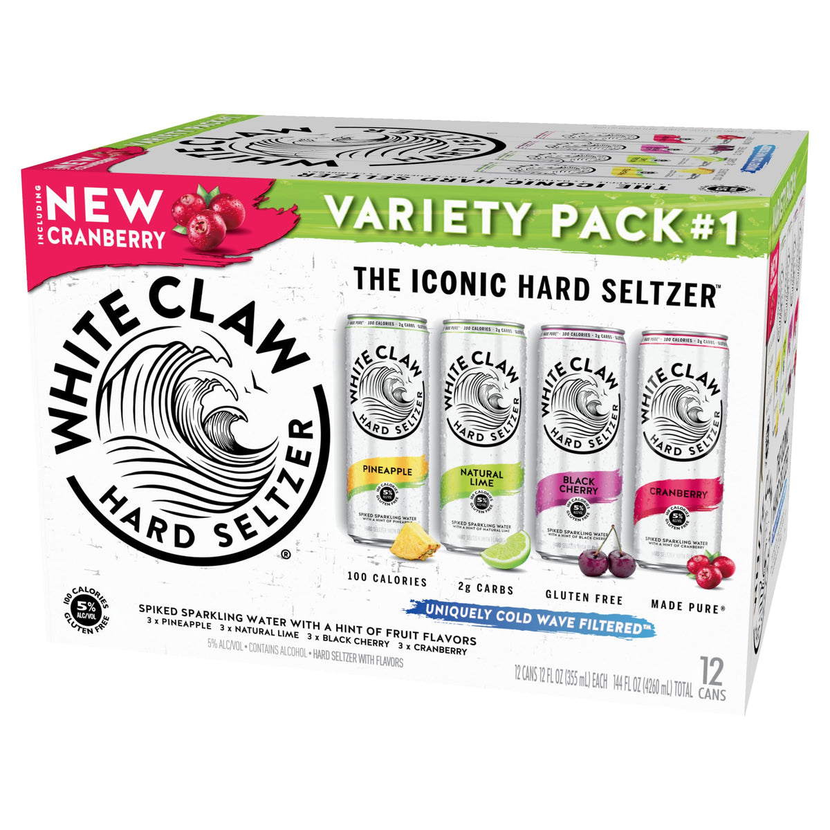 Hard Seltzer Variety Pack 12pk 12 Fl Oz Cans O21954