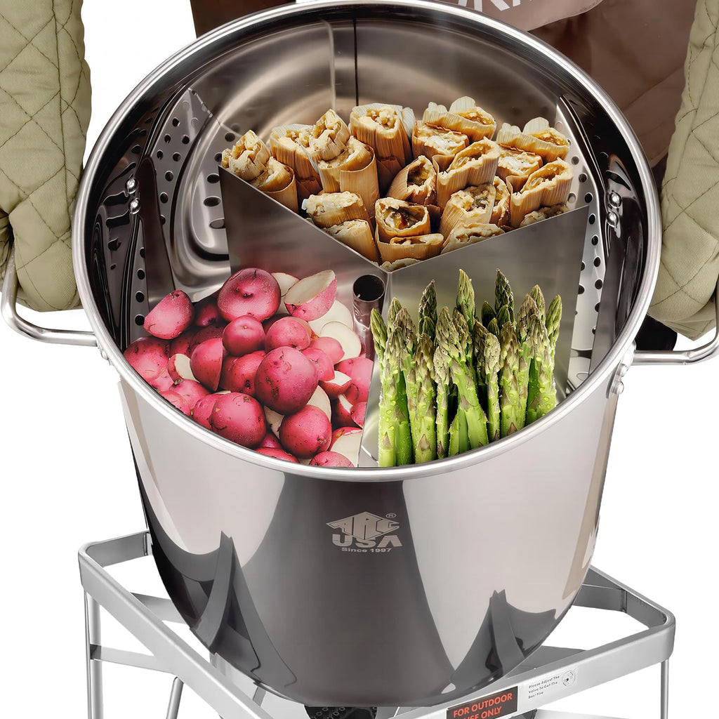 40QT Stock Pot and Propane Stove U2494