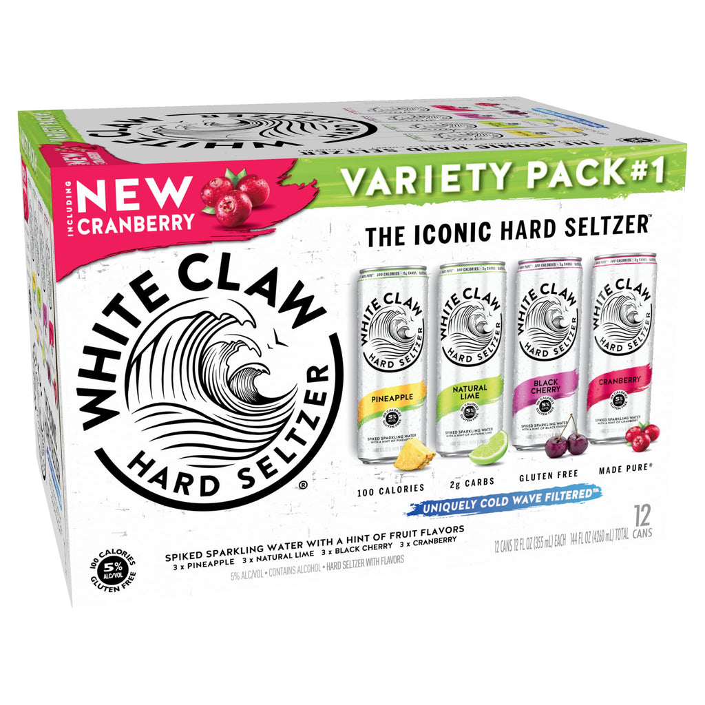 Hard Seltzer Variety Pack 12pk 12 Fl Oz Cans O21954