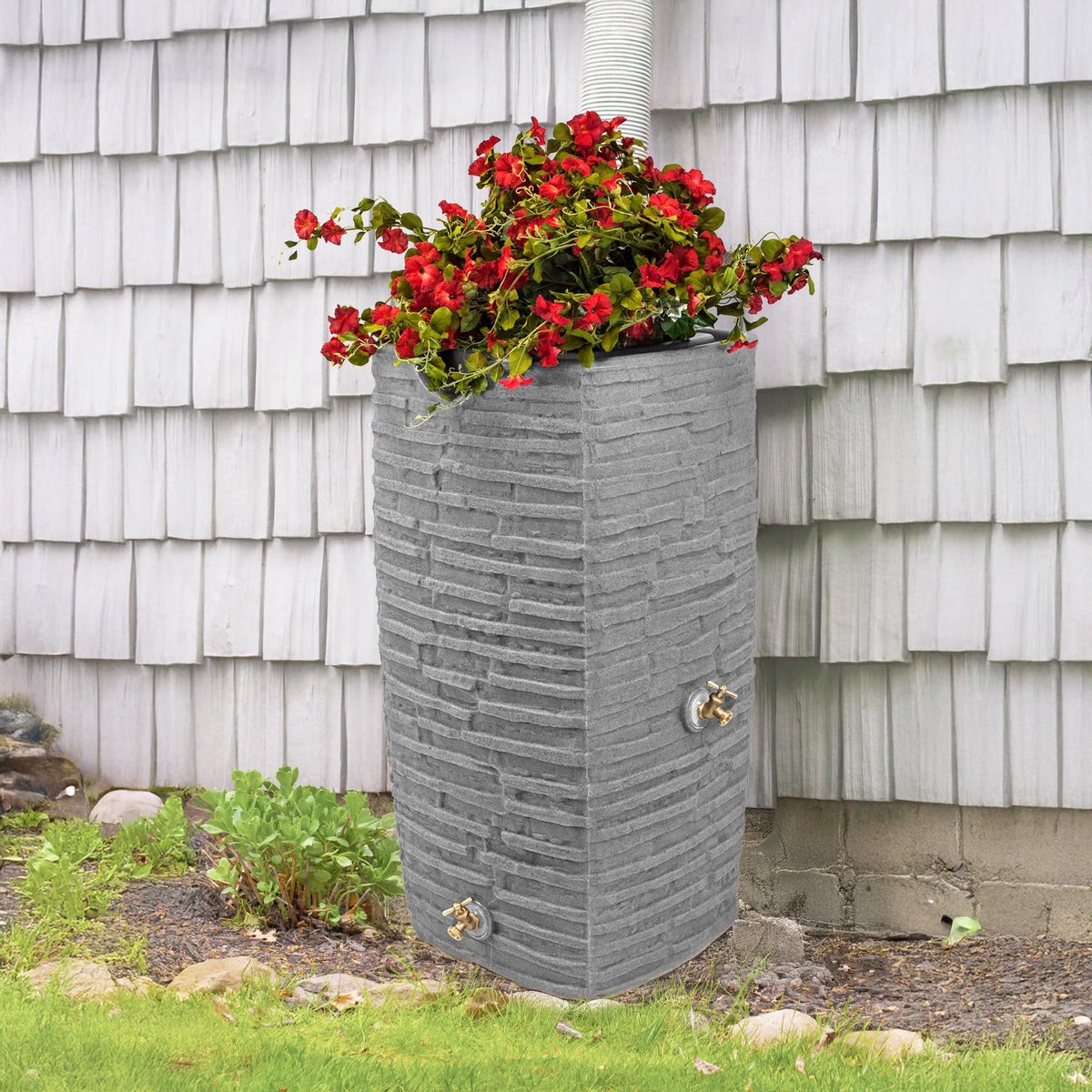 Rain Water Collection Barrel, 2 Pack M530082