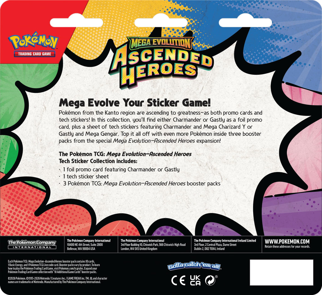 Pokémon TCG Tech Sticker Collection L552