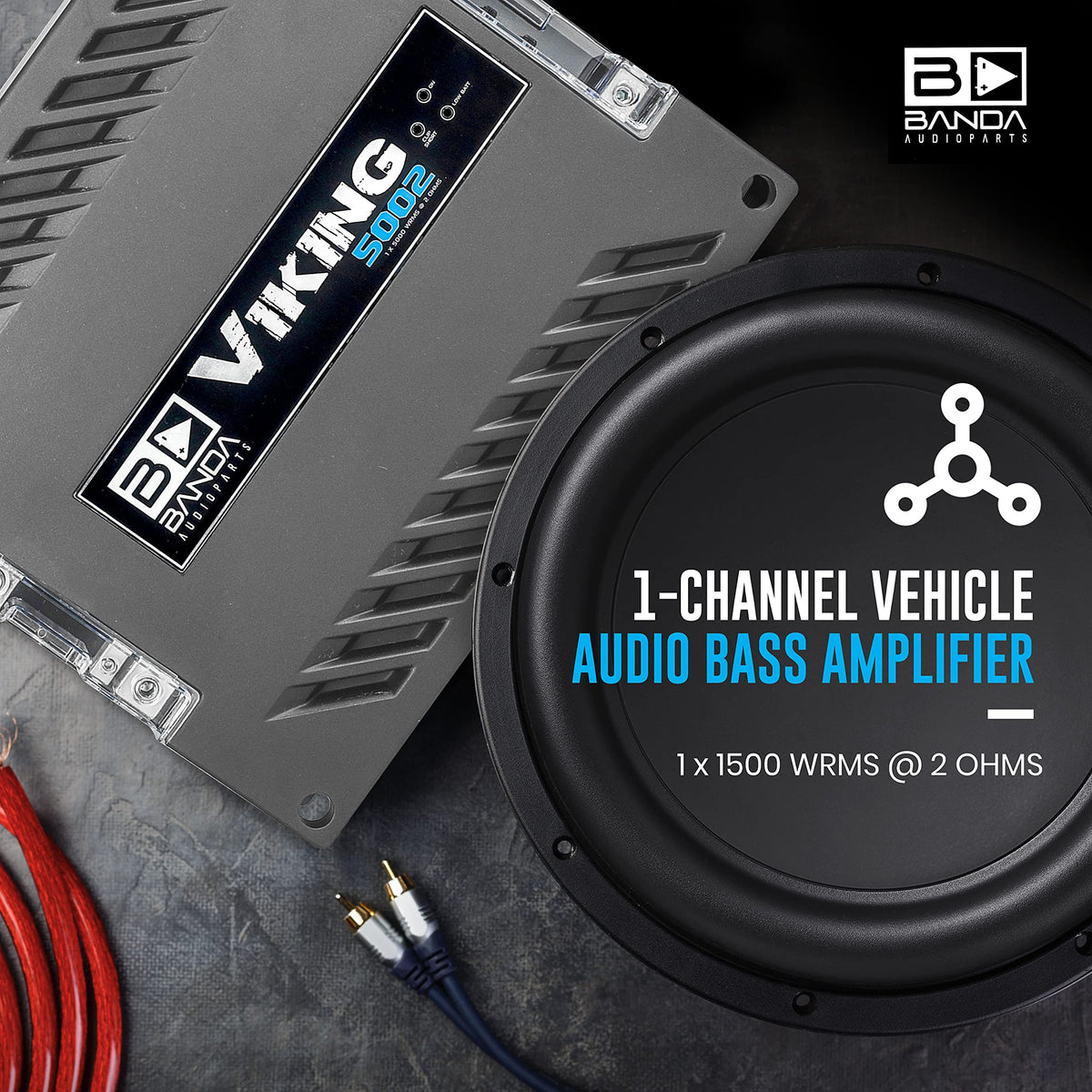 1-Channel Vehicle Audio Bass Amplifier V411183