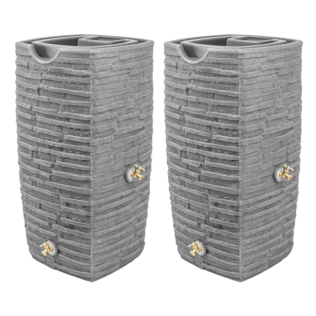 Rain Water Collection Barrel, 2 Pack M530082