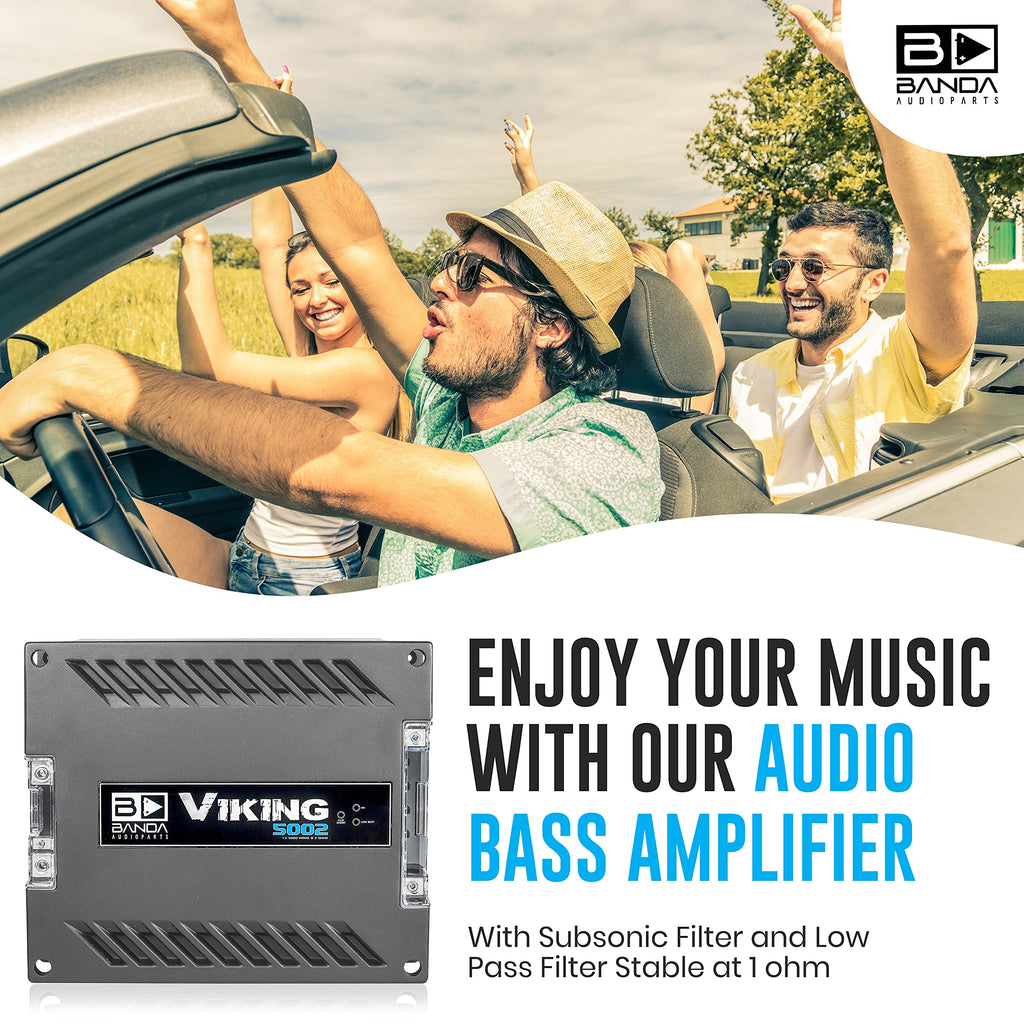 1-Channel Vehicle Audio Bass Amplifier V411183