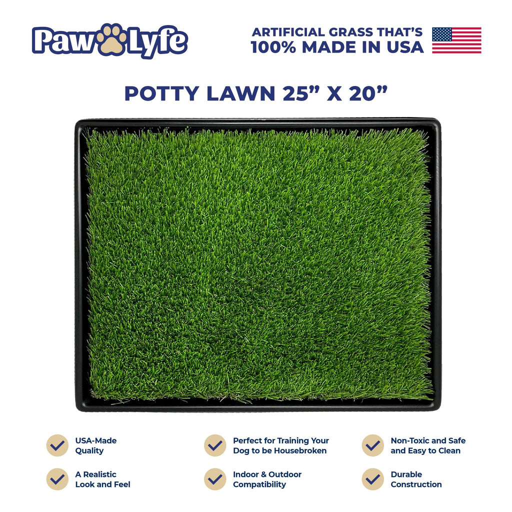 Artificial Grass Dog Potty with Tray G7077
